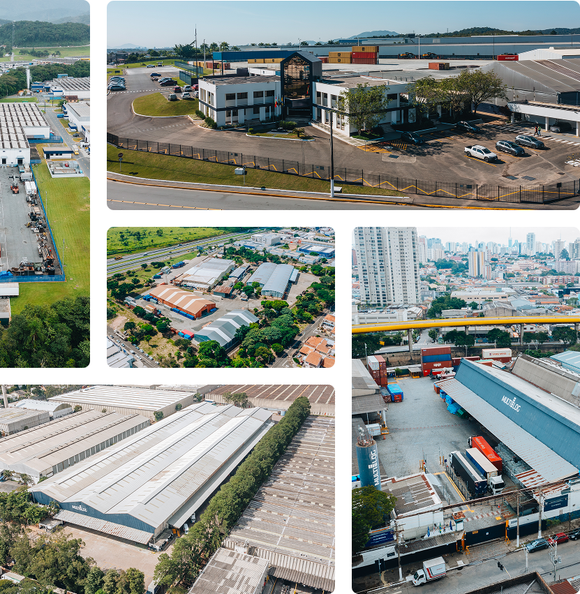 o único operador logistico com 7 recintos